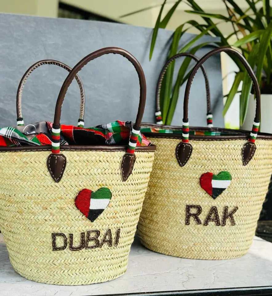 Handwoven Basket LOVE RAK