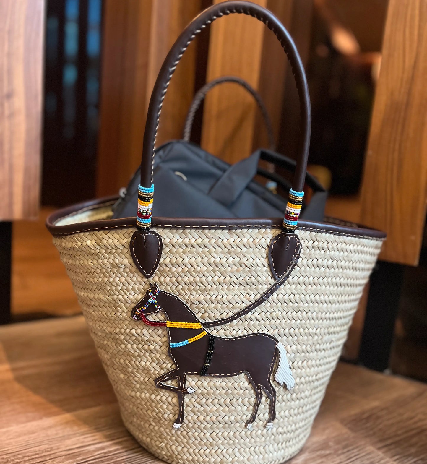 Handwoven Basket - Horse